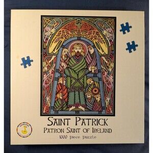 1000pc ST. PATRICK of Ireland Gosling Gifts and Games Deluxe Jigsaw Puzzle